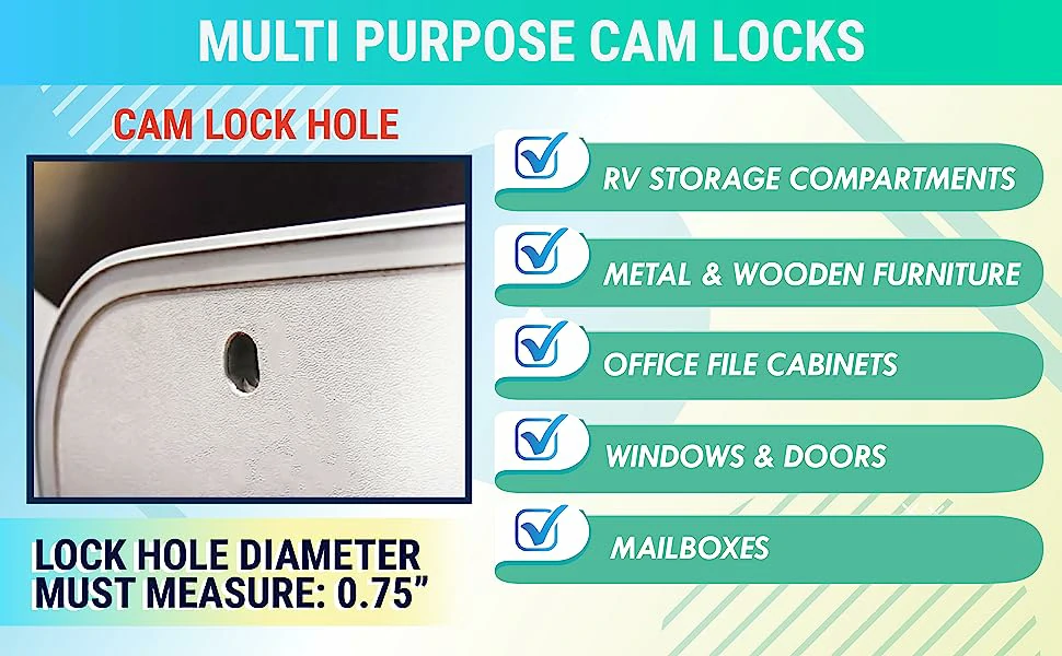 7/8” RV Storage Locks