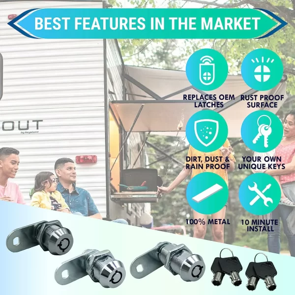 7/8” RV Storage Locks