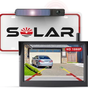 Solar Wireless Backup Camera for Car (1080P)